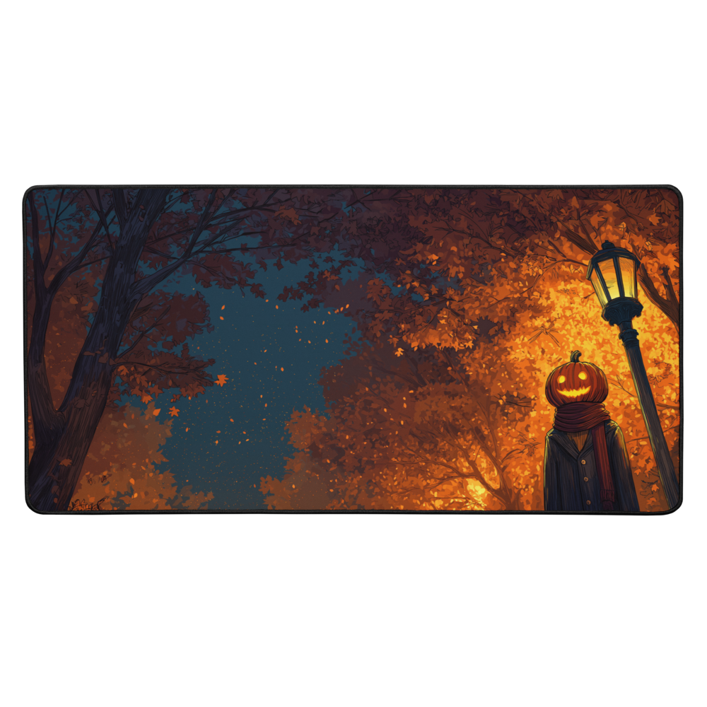 Pumpkin Glow Desk Mat