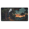Autumn Witch Cottage Desk Mat