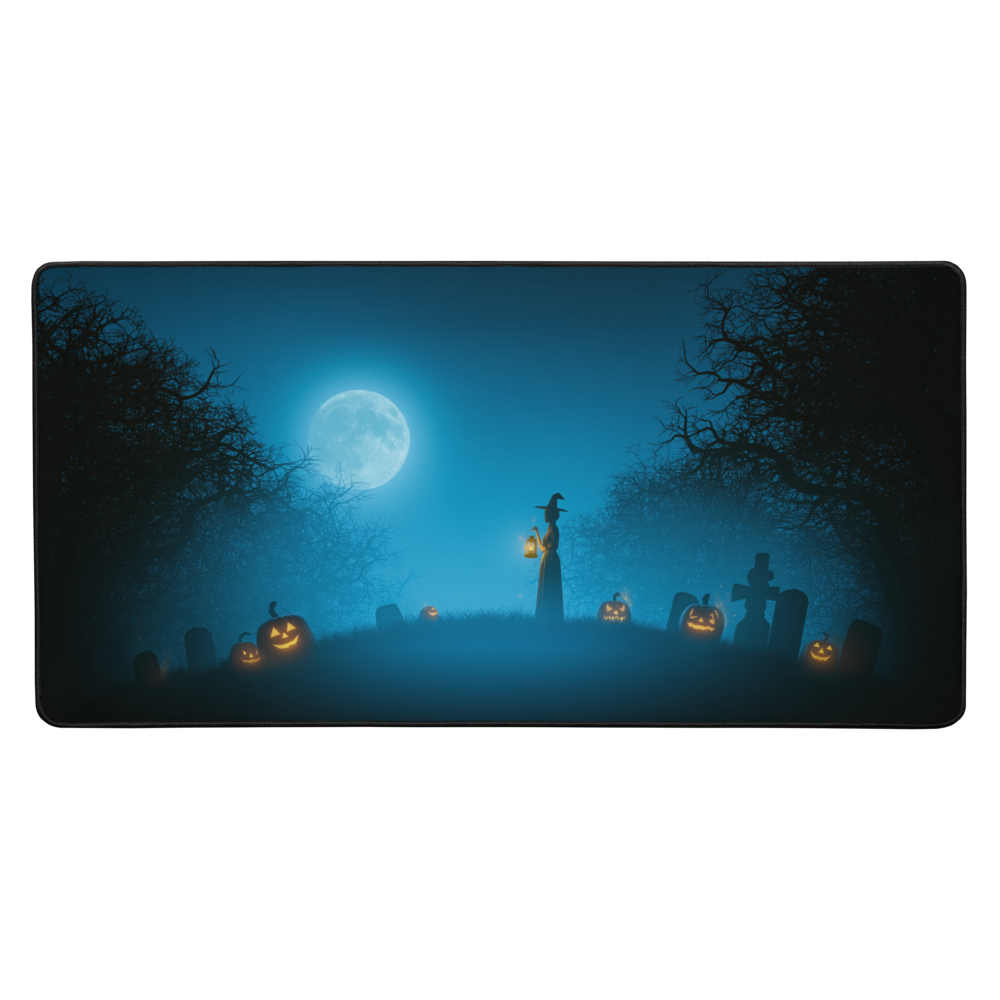 Moonlit Graveyard Desk Mat