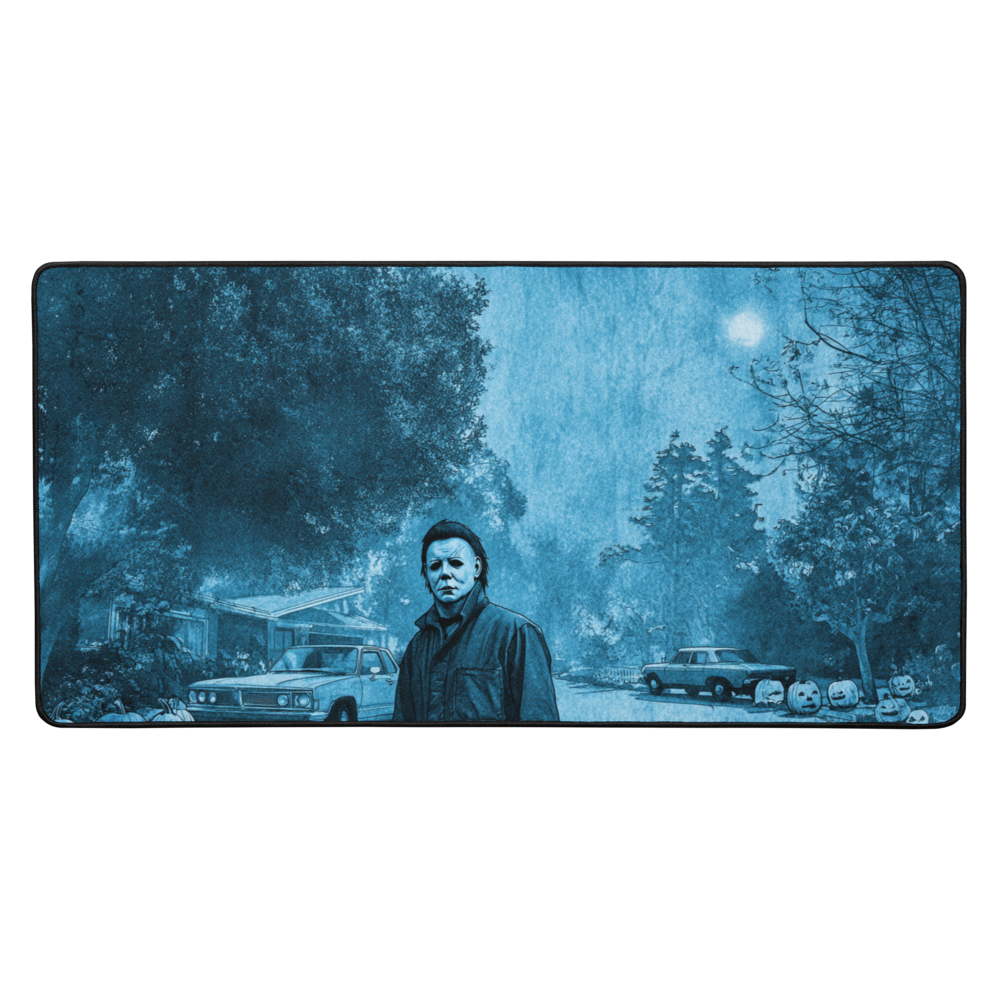 Blue Moon Slasher Desk Mat